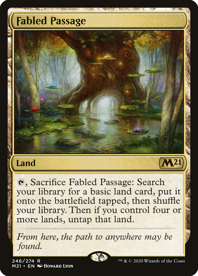 Fabled Passage [Core Set 2021] | Anubis Games and Hobby