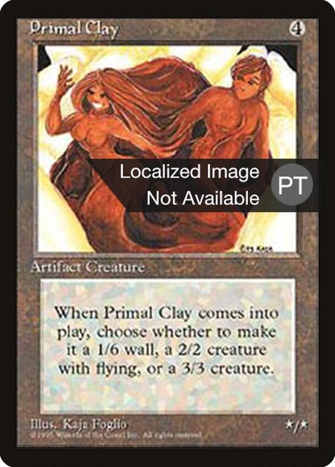 Primal Clay [Fourth Edition (Foreign Black Border)] | Anubis Games and Hobby