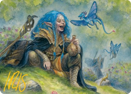 Feywild Trickster Art Card (Gold-Stamped Signature) [Dungeons & Dragons: Adventures in the Forgotten Realms Art Series] | Anubis Games and Hobby