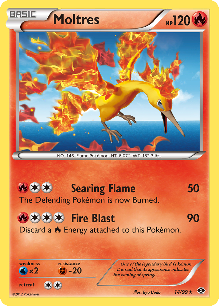 Moltres (14/99) [Black & White: Next Destinies] | Anubis Games and Hobby