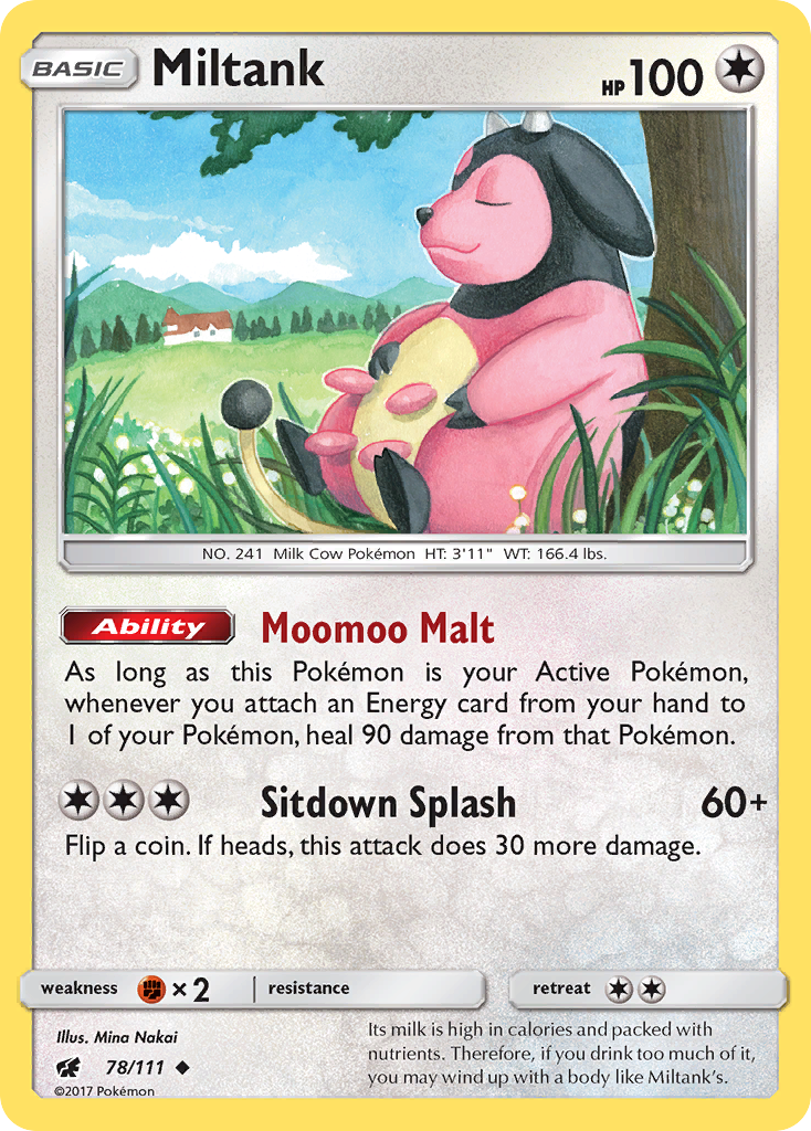 Miltank (78/111) [Sun & Moon: Crimson Invasion] | Anubis Games and Hobby