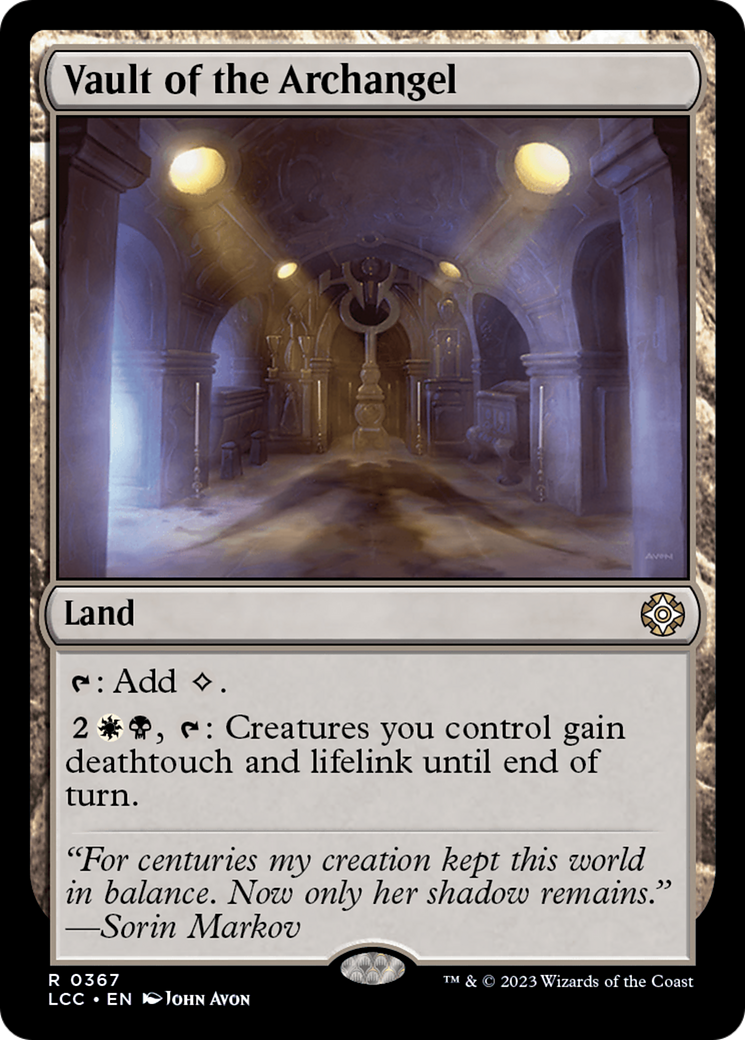 Vault of the Archangel [The Lost Caverns of Ixalan Commander] | Anubis Games and Hobby