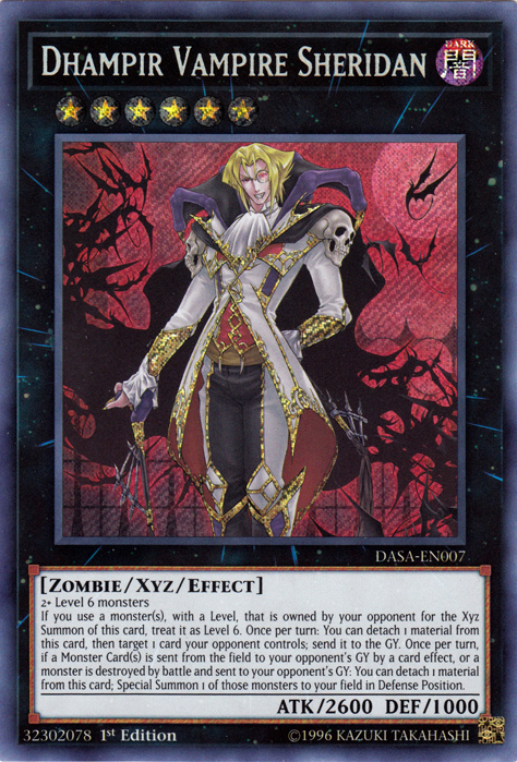 Dhampir Vampire Sheridan [DASA-EN007] Secret Rare | Anubis Games and Hobby