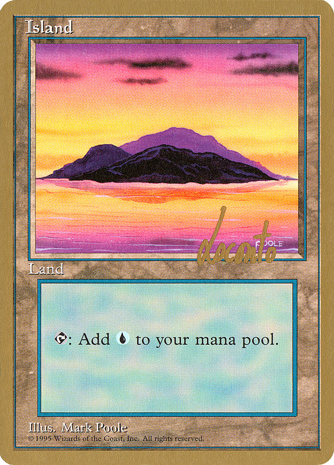 Island (ml368) (Michael Loconto) [Pro Tour Collector Set] | Anubis Games and Hobby