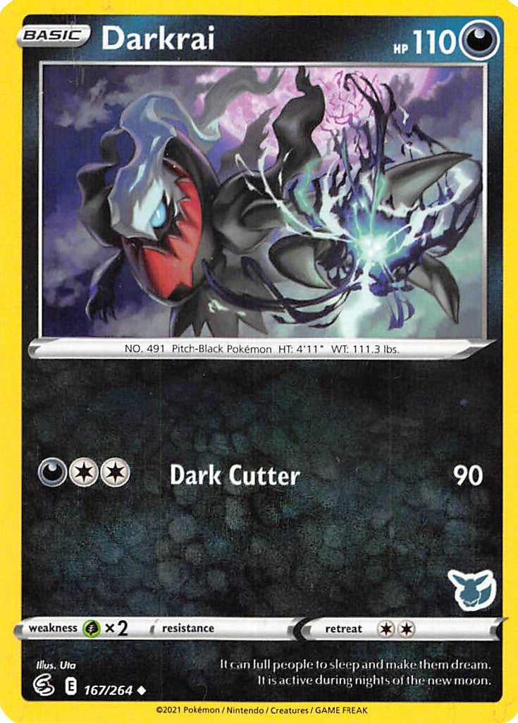 Darkrai (167/264) (Eevee Deck) [Battle Academy 2022] | Anubis Games and Hobby