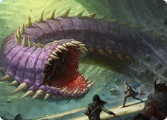 Purple Worm Art Card [Dungeons & Dragons: Adventures in the Forgotten Realms Art Series] | Anubis Games and Hobby