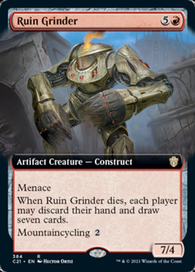 Ruin Grinder (Extended Art) [Commander 2021] | Anubis Games and Hobby