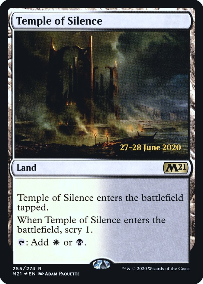 Temple of Silence [Core Set 2021 Prerelease Promos] | Anubis Games and Hobby