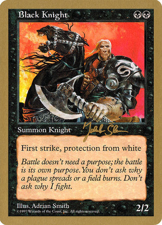 Black Knight - 1997 Jakub Slemr (5ED) [World Championship Decks 1997] | Anubis Games and Hobby