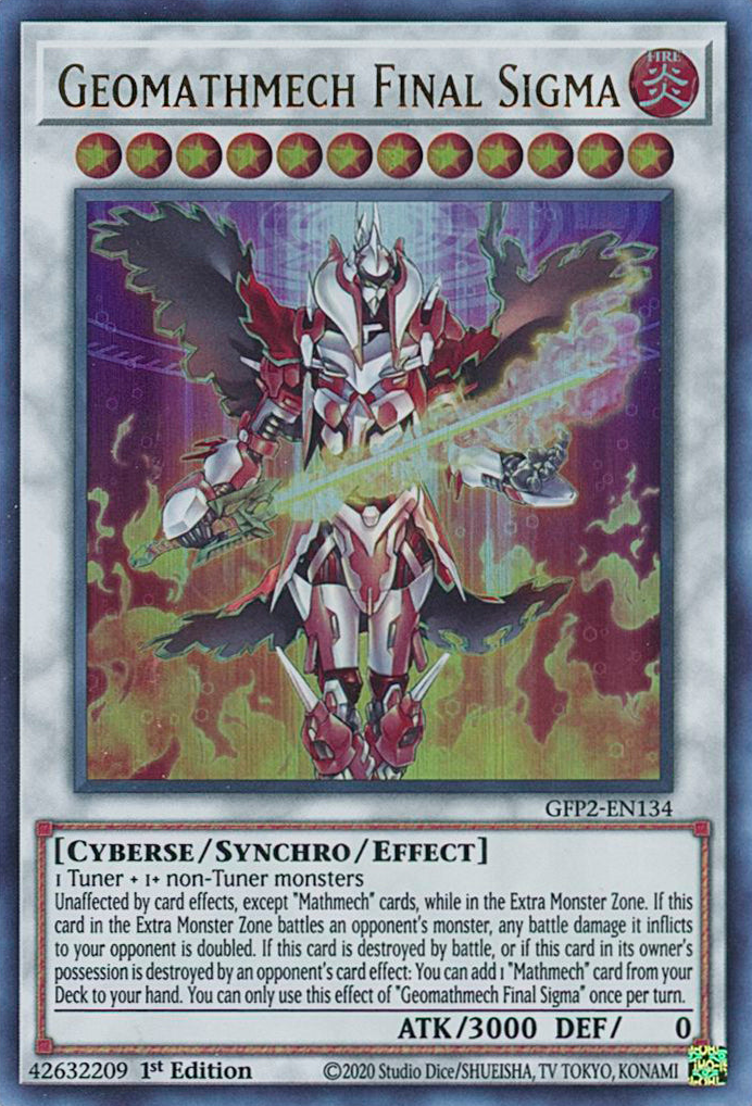 Geomathmech Final Sigma [GFP2-EN134] Ultra Rare | Anubis Games and Hobby