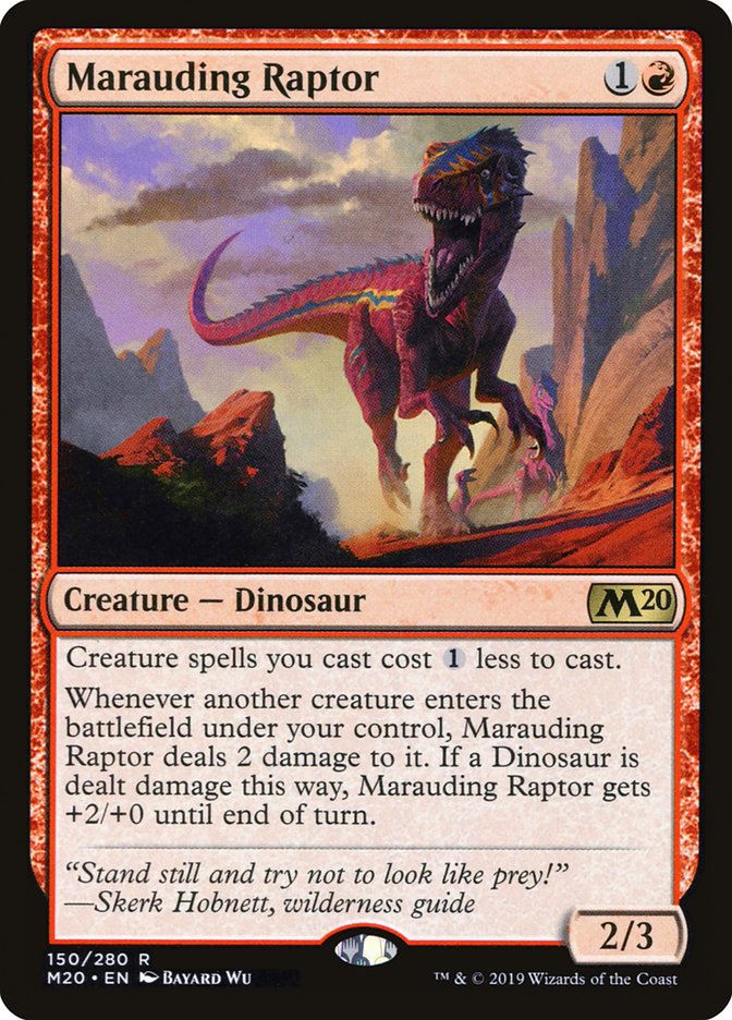 Marauding Raptor [Core Set 2020] | Anubis Games and Hobby