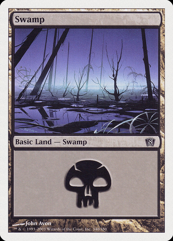 Swamp (340) [Eighth Edition] | Anubis Games and Hobby