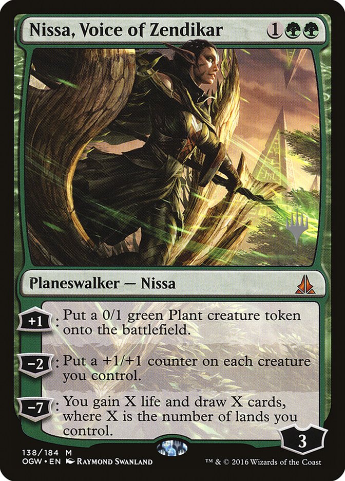 Nissa, Voice of Zendikar (Promo Pack) [Oath of the Gatewatch Promos] | Anubis Games and Hobby