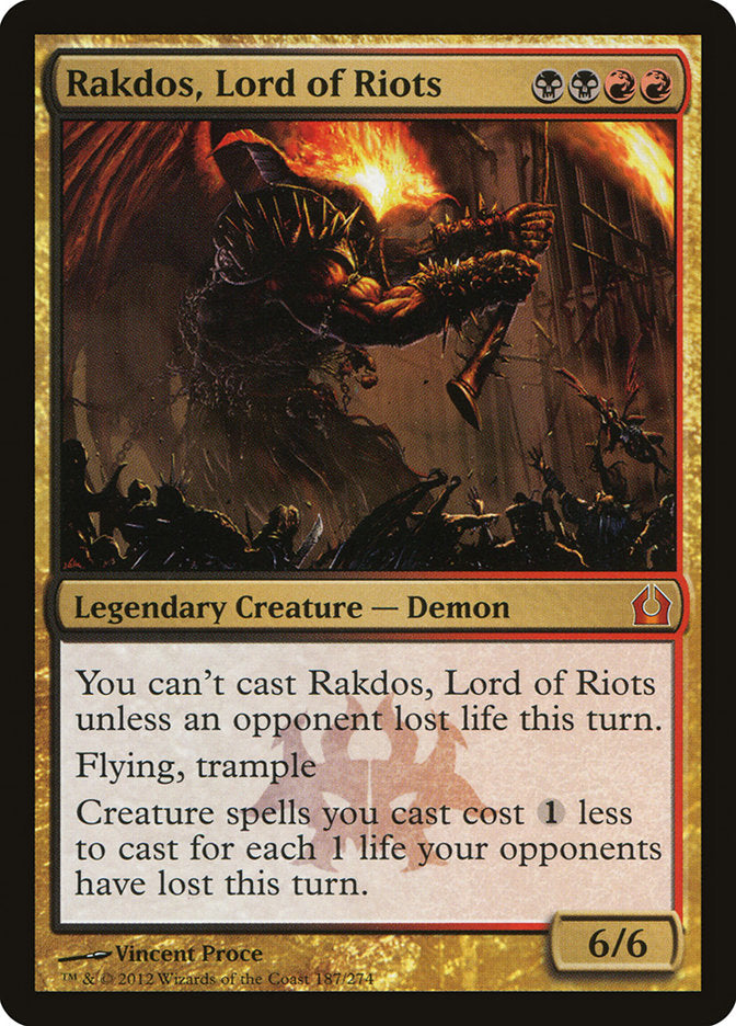 Rakdos, Lord of Riots [Return to Ravnica] | Anubis Games and Hobby