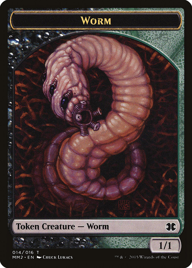 Worm Token [Modern Masters 2015 Tokens] | Anubis Games and Hobby