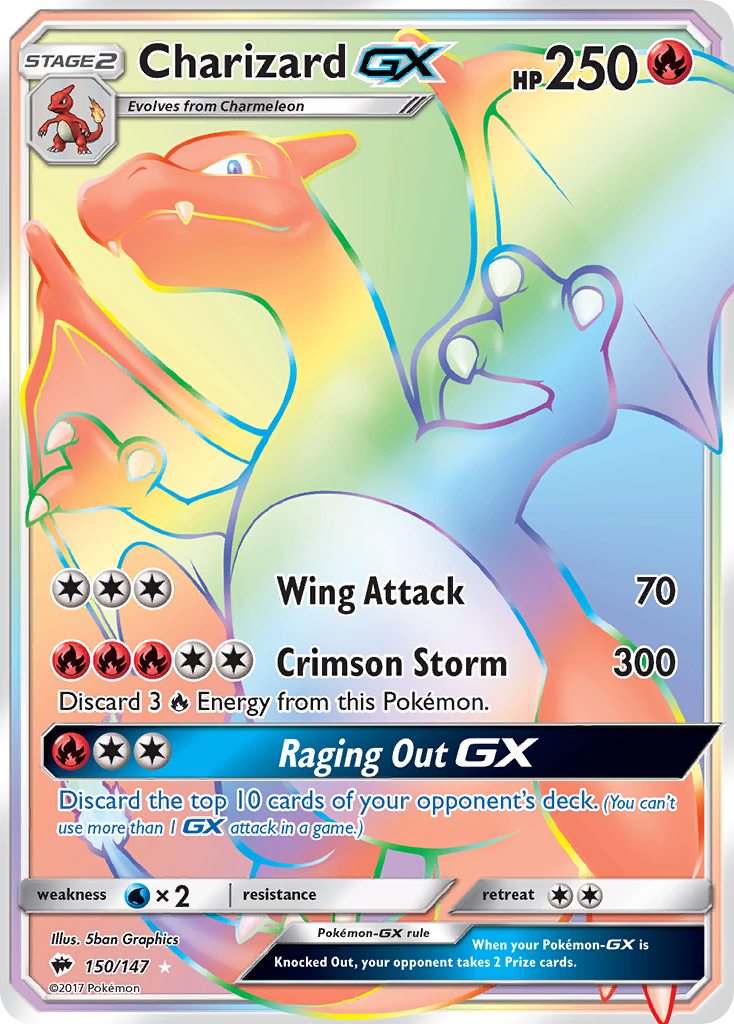 Charizard GX (150/147) [Sun & Moon: Burning Shadows] | Anubis Games and Hobby