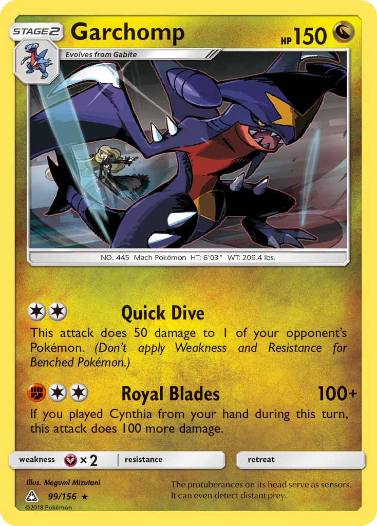 Garchomp (99/156) [Sun & Moon: Ultra Prism] | Anubis Games and Hobby