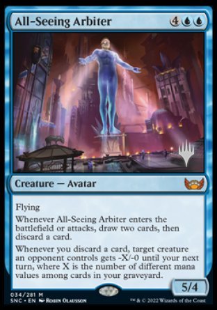 All-Seeing Arbiter (Promo Pack) [Streets of New Capenna Promos] | Anubis Games and Hobby