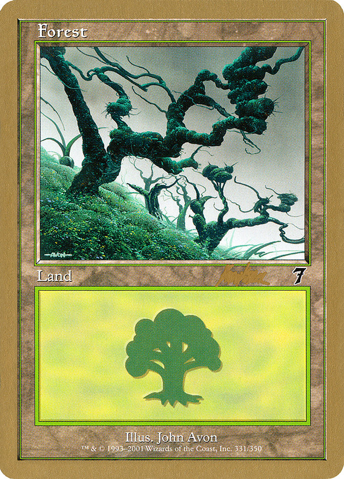 Forest (bk331) (Brian Kibler) [World Championship Decks 2002] | Anubis Games and Hobby