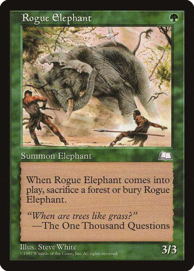 Rogue Elephant [Weatherlight] | Anubis Games and Hobby