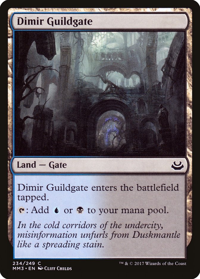 Dimir Guildgate [Modern Masters 2017] | Anubis Games and Hobby