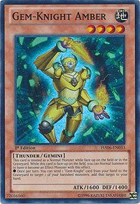 Gem-Knight Amber [Hidden Arsenal 6: Omega Xyz] [HA06-EN033] | Anubis Games and Hobby