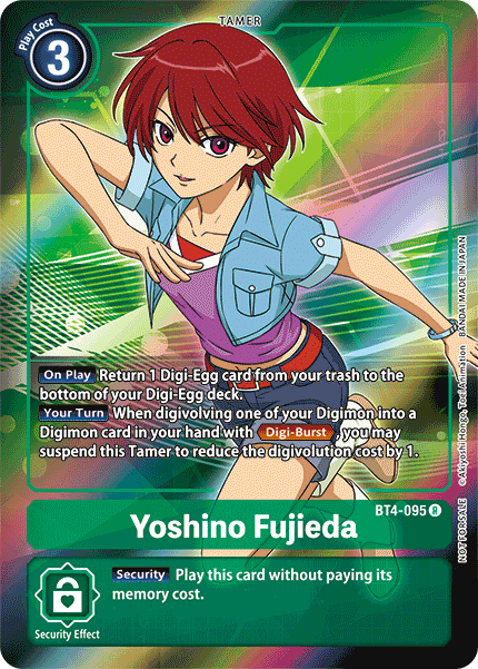 Yoshino Fujieda [BT4-095] (Buy-A-Box Promo) [Great Legend Promos] | Anubis Games and Hobby