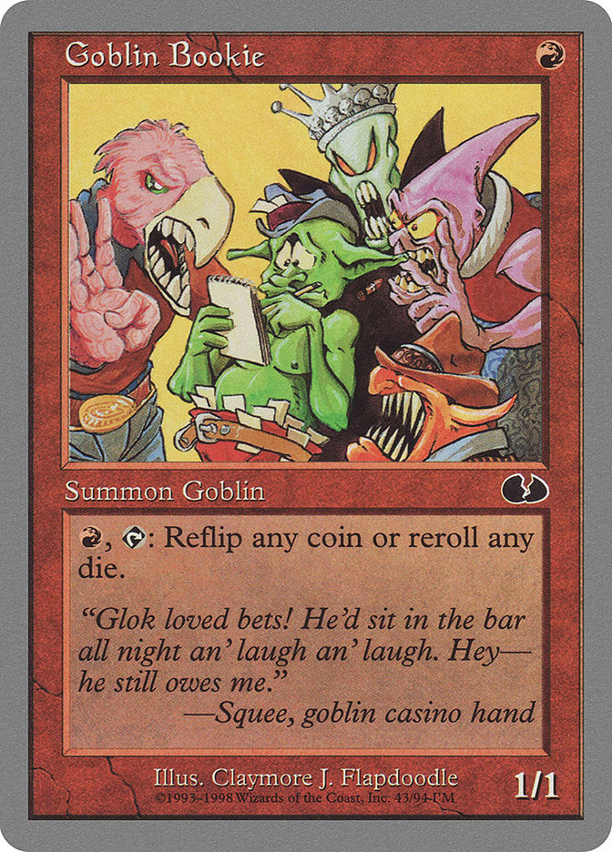 Goblin Bookie [Unglued] | Anubis Games and Hobby