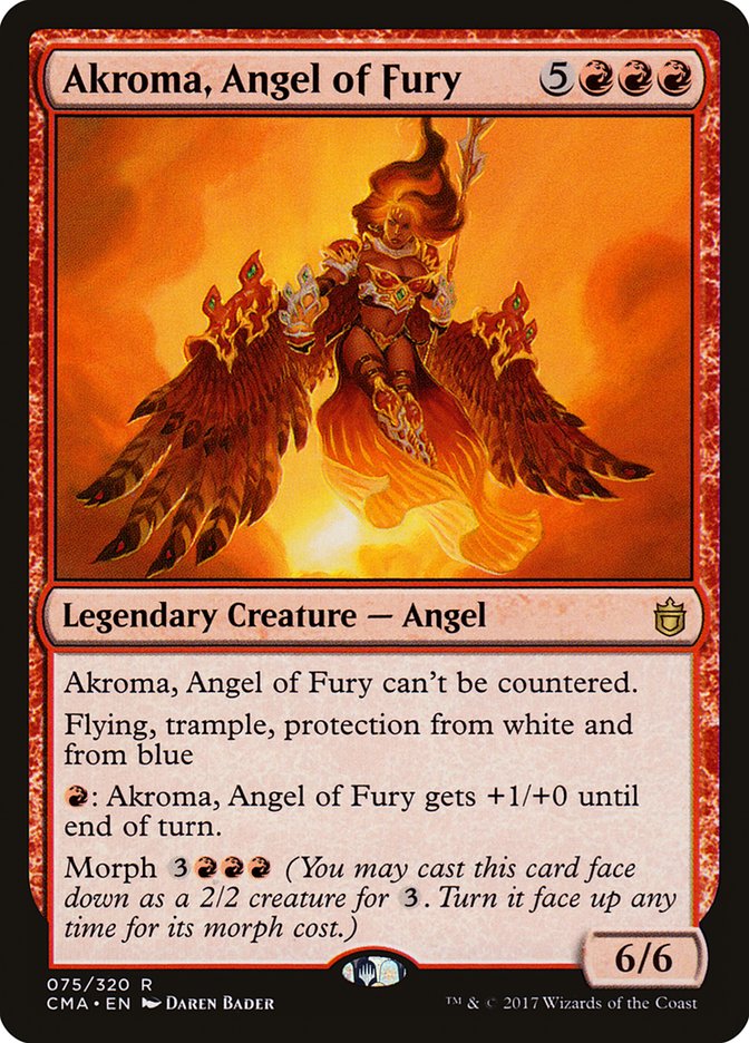Akroma, Angel of Fury [Commander Anthology] | Anubis Games and Hobby