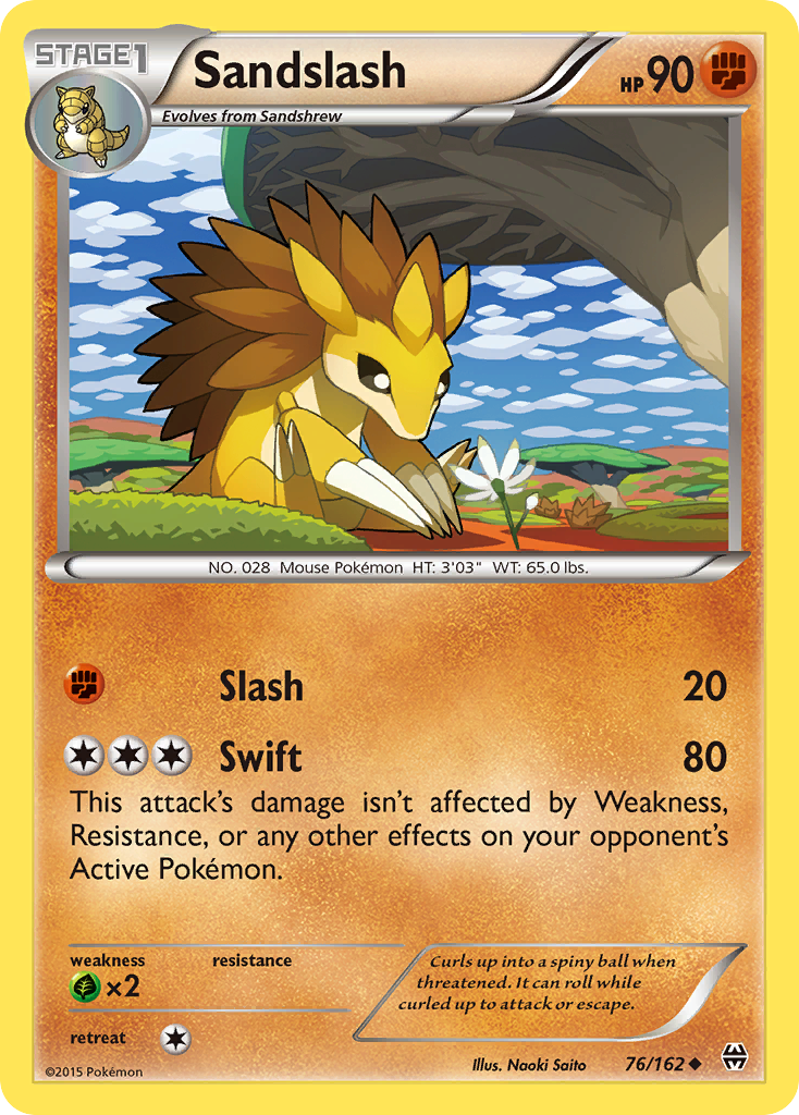 Sandslash (76/162) [XY: BREAKthrough] | Anubis Games and Hobby