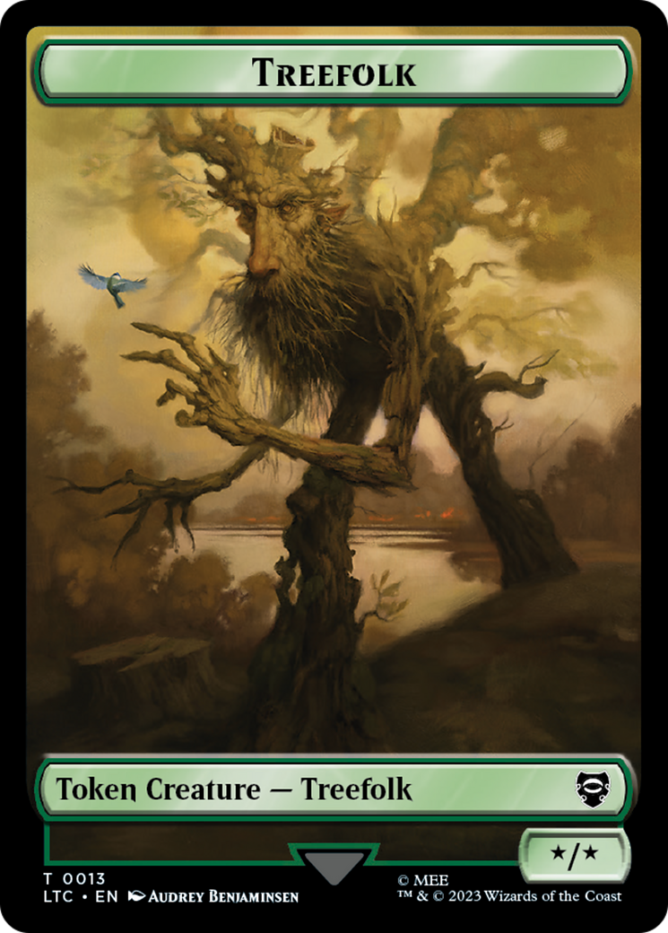 Treefolk // Food Token [The Lord of the Rings: Tales of Middle-Earth Commander Tokens] | Anubis Games and Hobby