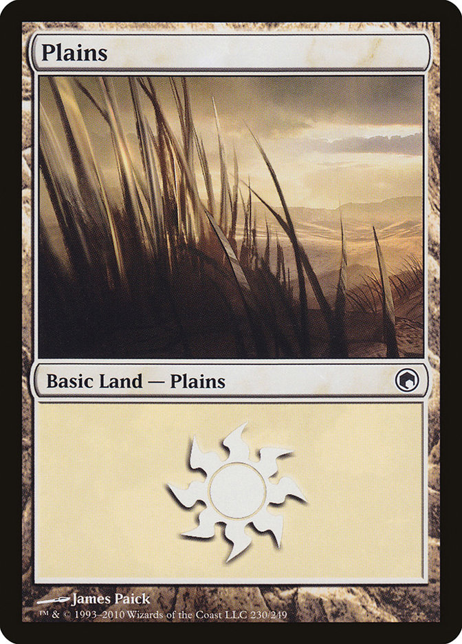 Plains (230) [Scars of Mirrodin] | Anubis Games and Hobby