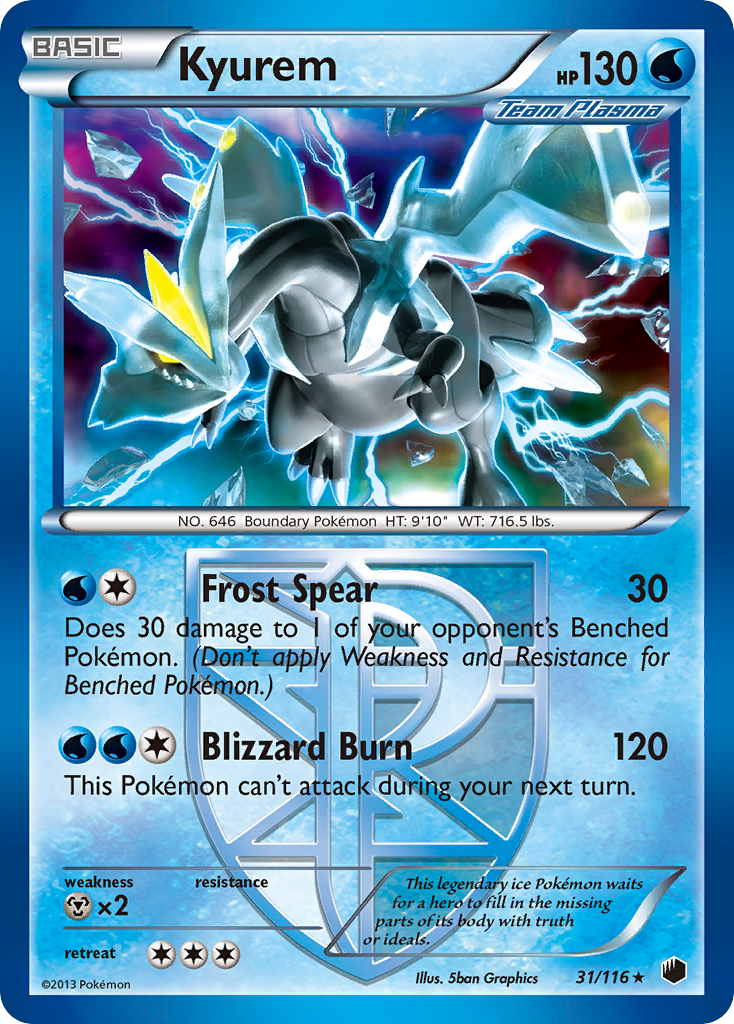 Kyurem (31/116) [Black & White: Plasma Freeze] | Anubis Games and Hobby