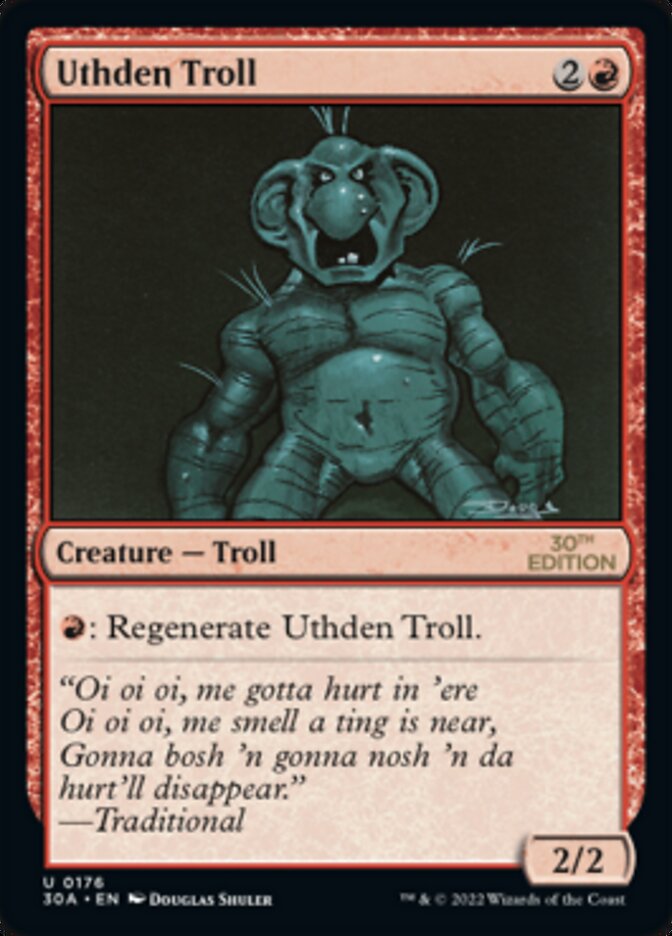 Uthden Troll [30th Anniversary Edition] | Anubis Games and Hobby