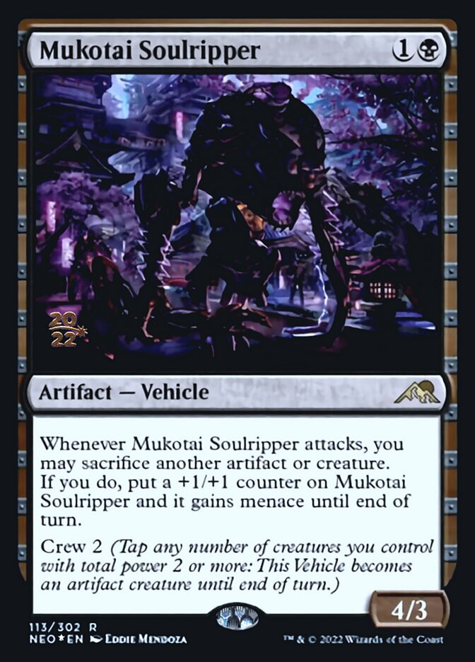 Mukotai Soulripper [Kamigawa: Neon Dynasty Prerelease Promos] | Anubis Games and Hobby