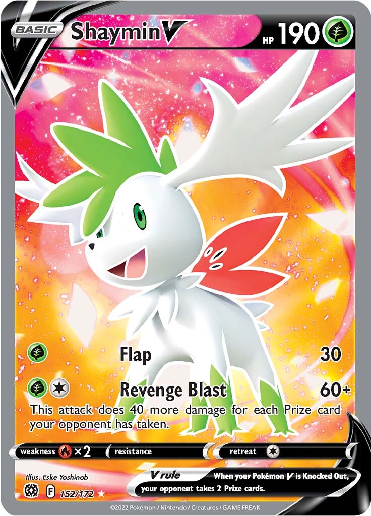 Shaymin V (152/172) [Sword & Shield: Brilliant Stars] | Anubis Games and Hobby