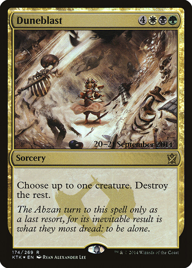 Duneblast [Khans of Tarkir Prerelease Promos] | Anubis Games and Hobby