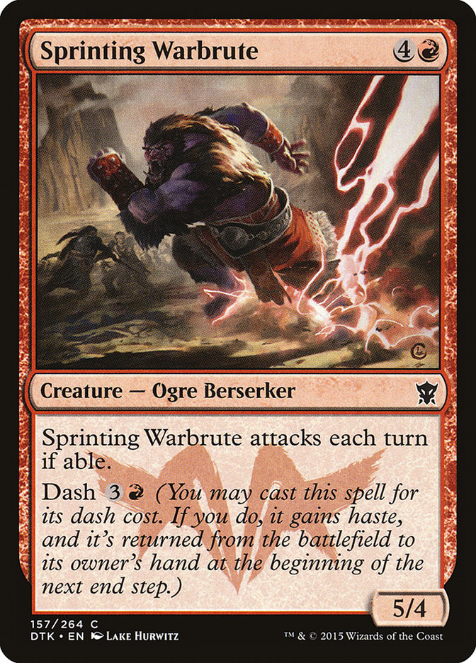 Sprinting Warbrute [Dragons of Tarkir] | Anubis Games and Hobby