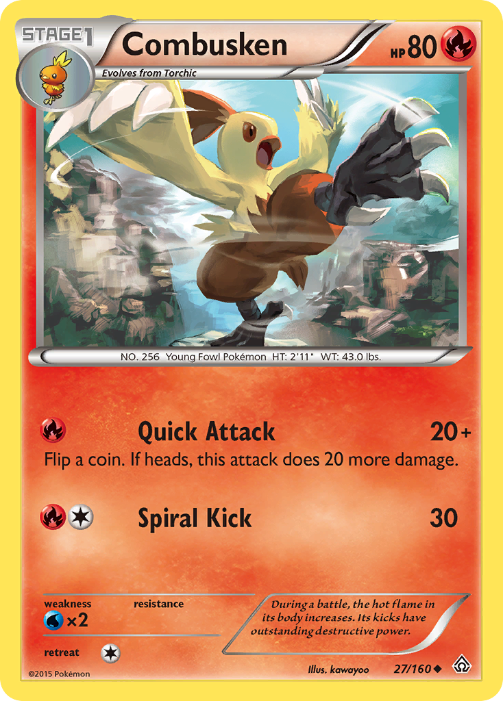 Combusken (27/160) [XY: Primal Clash] | Anubis Games and Hobby