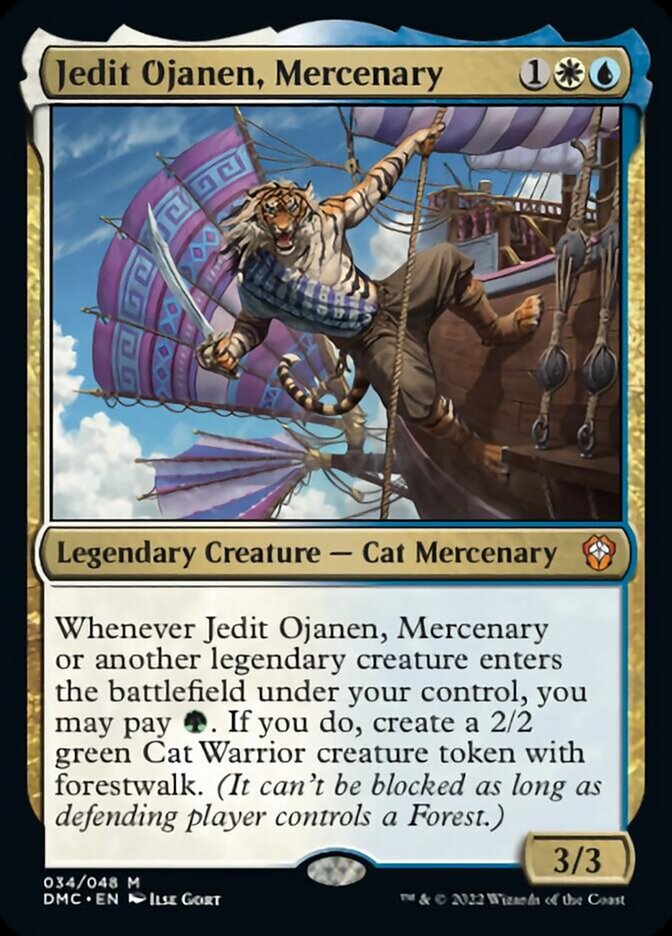 Jedit Ojanen, Mercenary [Dominaria United Commander] | Anubis Games and Hobby