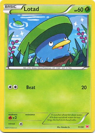 Lotad (11/30) [XY: Trainer Kit 2 - Latias] | Anubis Games and Hobby