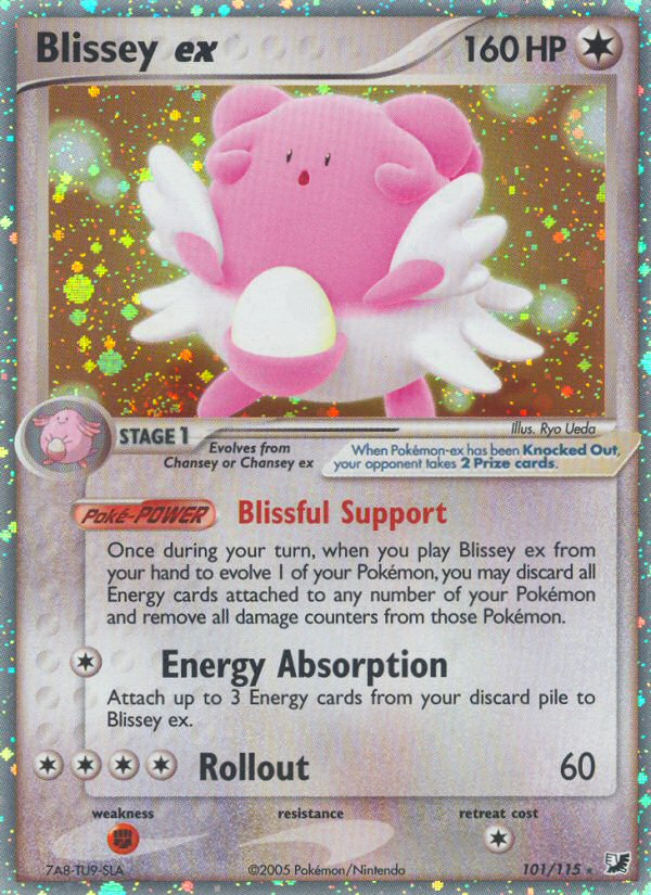 Blissey ex (101/115) [EX: Unseen Forces] | Anubis Games and Hobby
