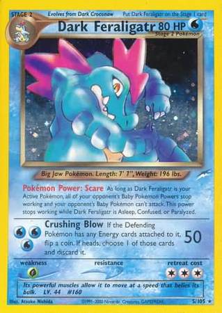 Dark Feraligatr (5/105) [Neo Destiny Unlimited] | Anubis Games and Hobby