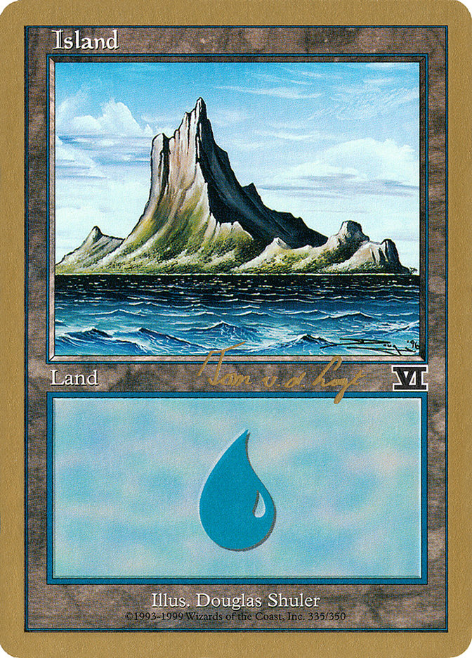 Island (tvdl335) (Tom van de Logt) [World Championship Decks 2000] | Anubis Games and Hobby