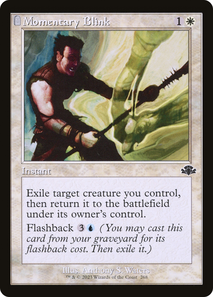 Momentary Blink (Retro) [Dominaria Remastered] | Anubis Games and Hobby