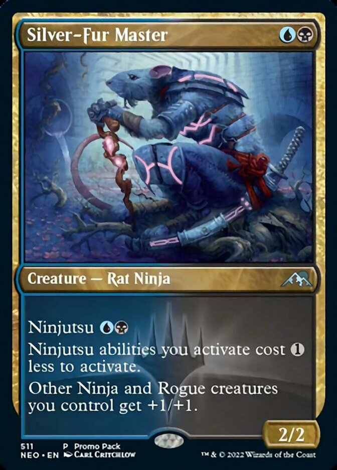 Silver-Fur Master (Promo Pack) [Kamigawa: Neon Dynasty Promos] | Anubis Games and Hobby