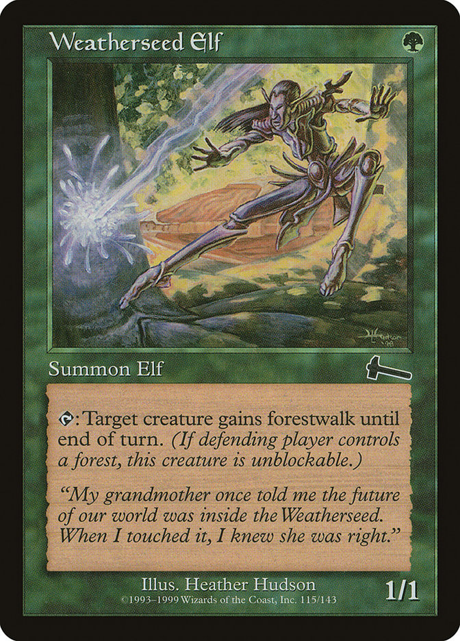 Weatherseed Elf [Urza's Legacy] | Anubis Games and Hobby