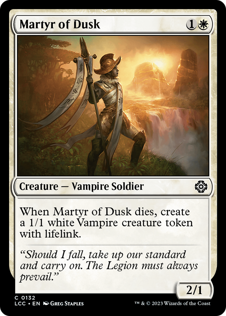 Martyr of Dusk [The Lost Caverns of Ixalan Commander] | Anubis Games and Hobby