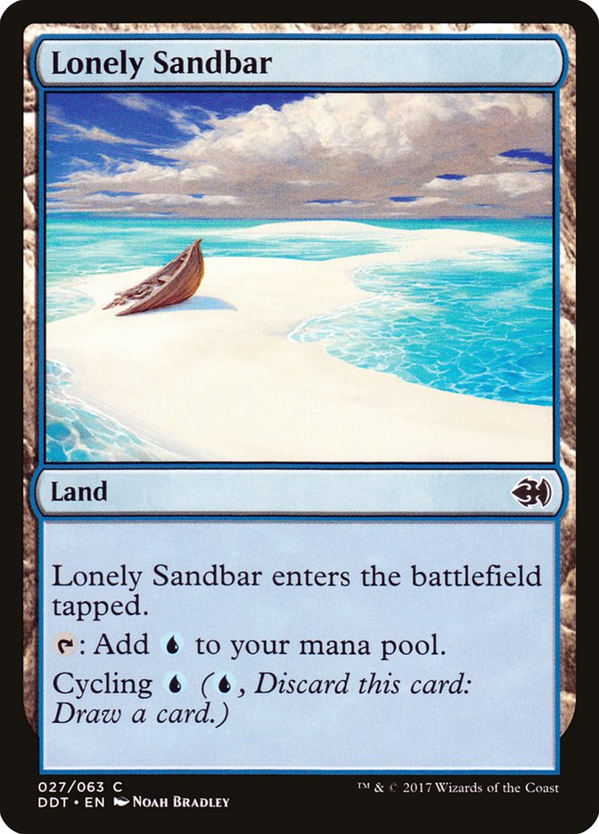 Lonely Sandbar [Duel Decks: Merfolk vs. Goblins] | Anubis Games and Hobby