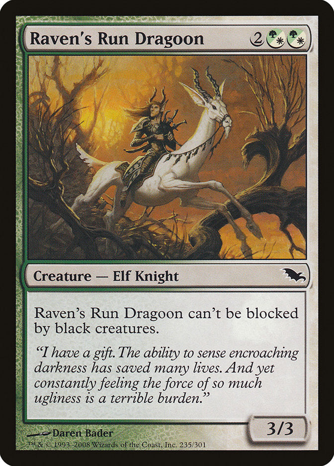 Raven's Run Dragoon [Shadowmoor] | Anubis Games and Hobby